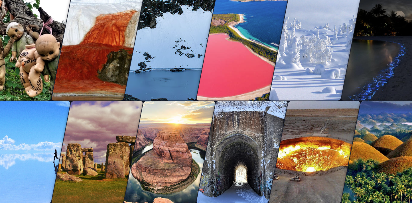 Strangest Places in The World